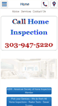 Mobile Screenshot of callhomeinspection.com